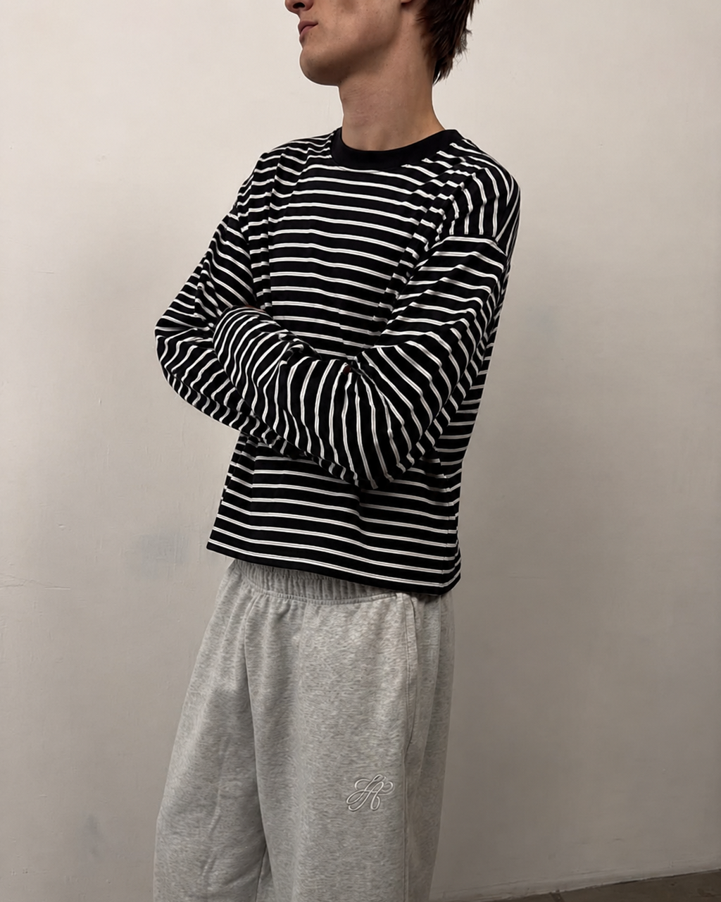 BOXY STRIPED LONGSLEEVE