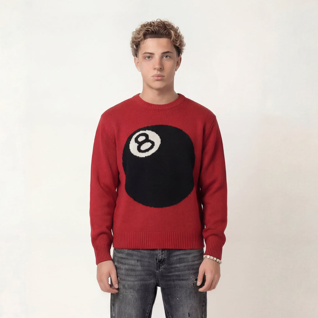 EIGHTBALL KNIT SWEATER