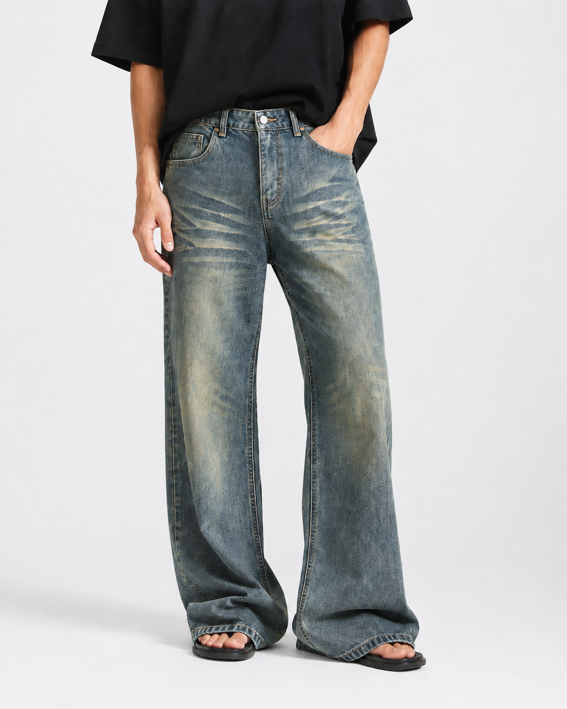 CRIMSON WASHED DENIM