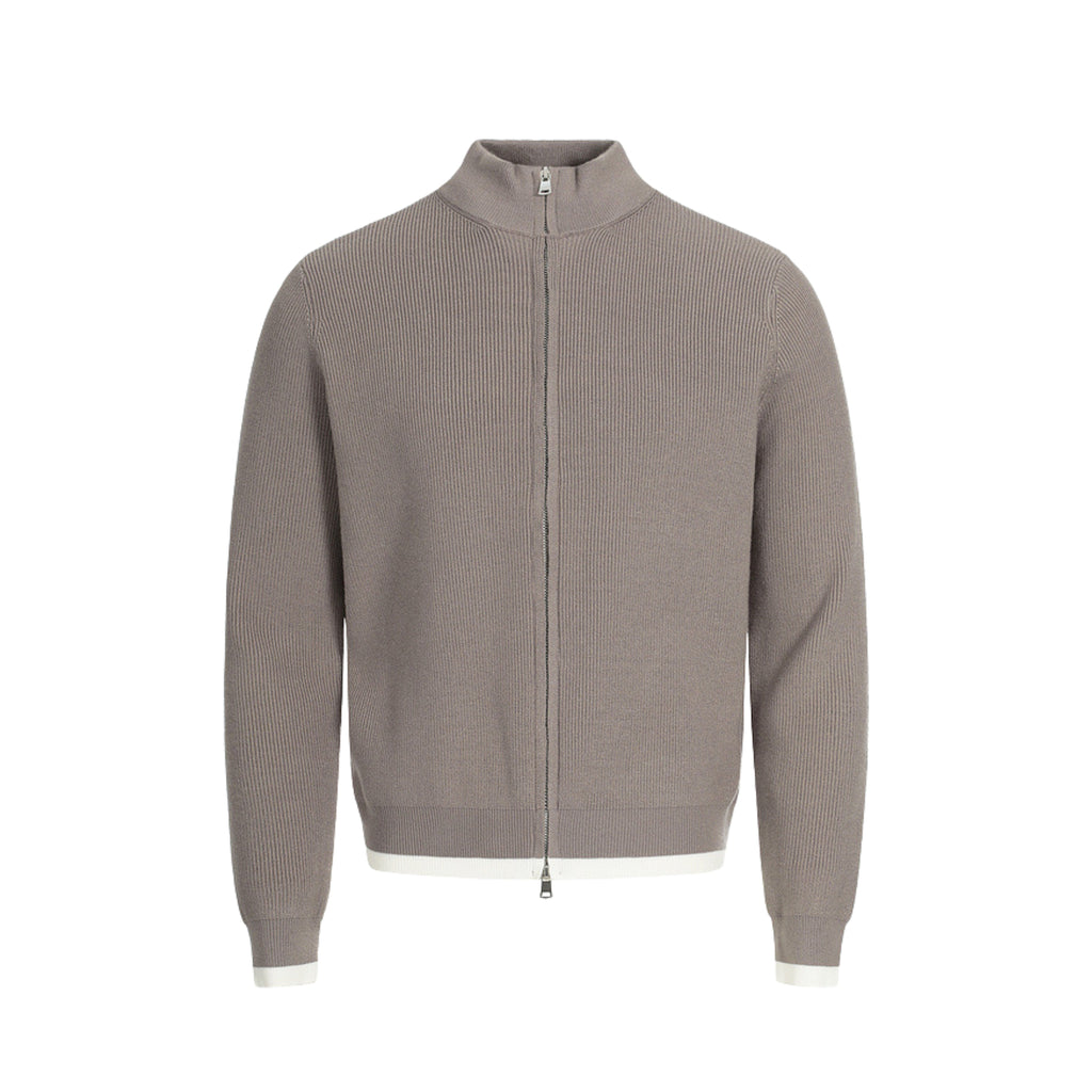 SOMBRE ZIPUP SWEATER