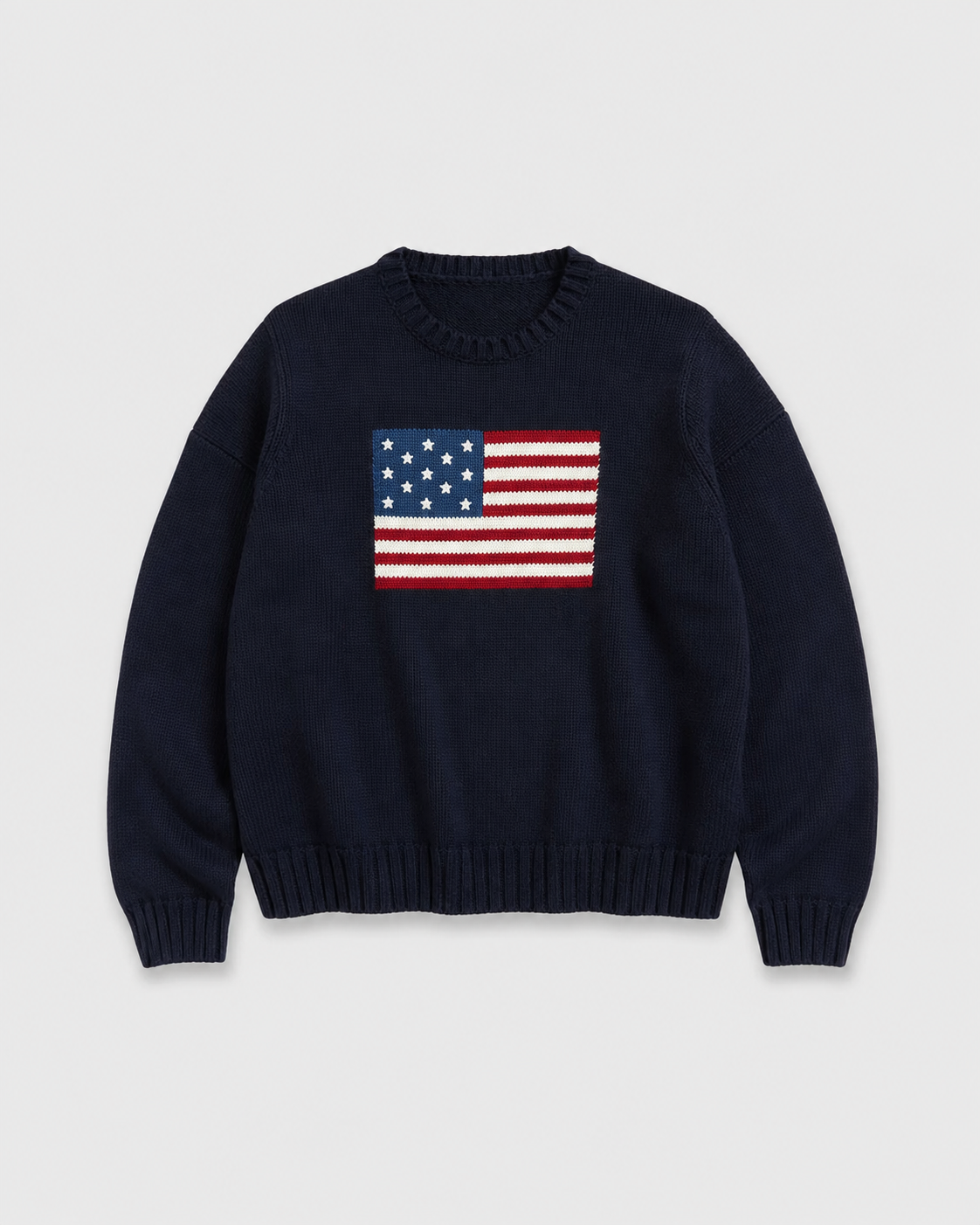 FLAG KNIT SWEATER