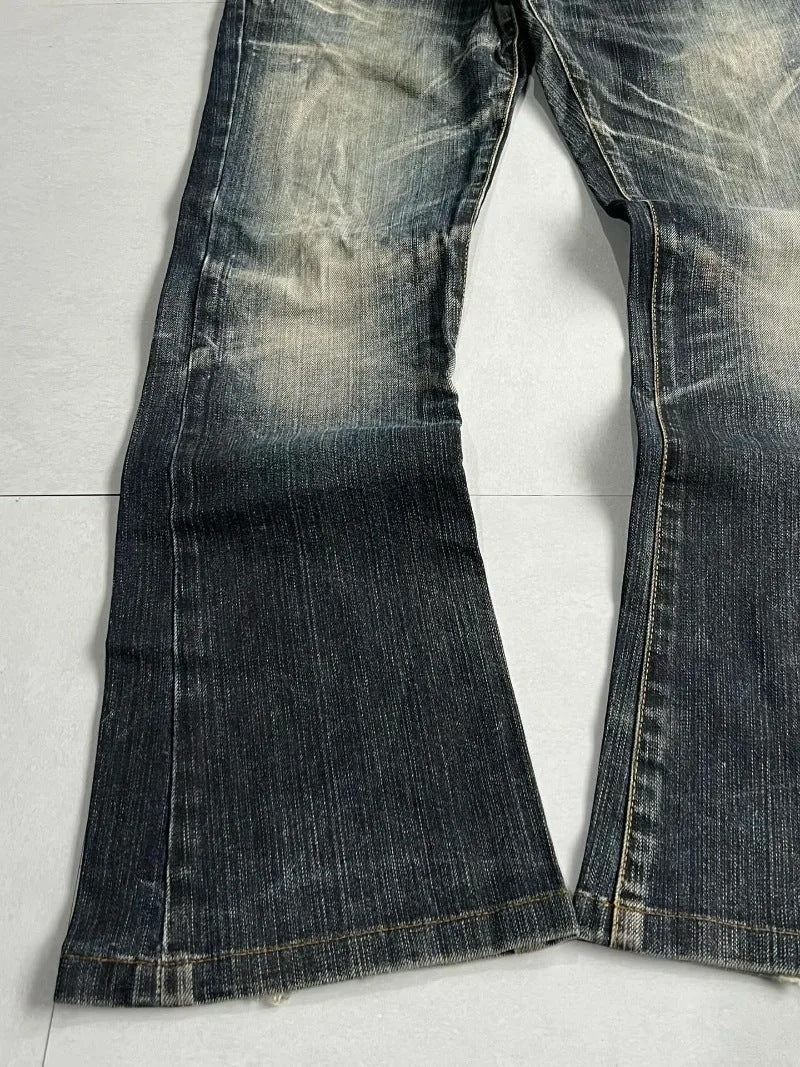 WASHED BOOTCUT DENIM