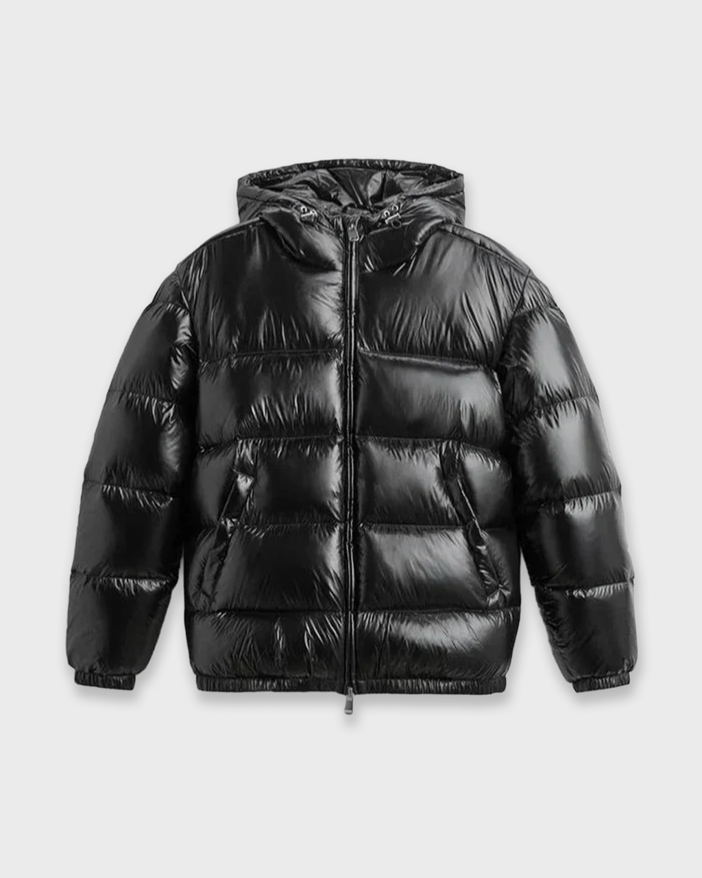 GLOSSY PUFFER JACKET