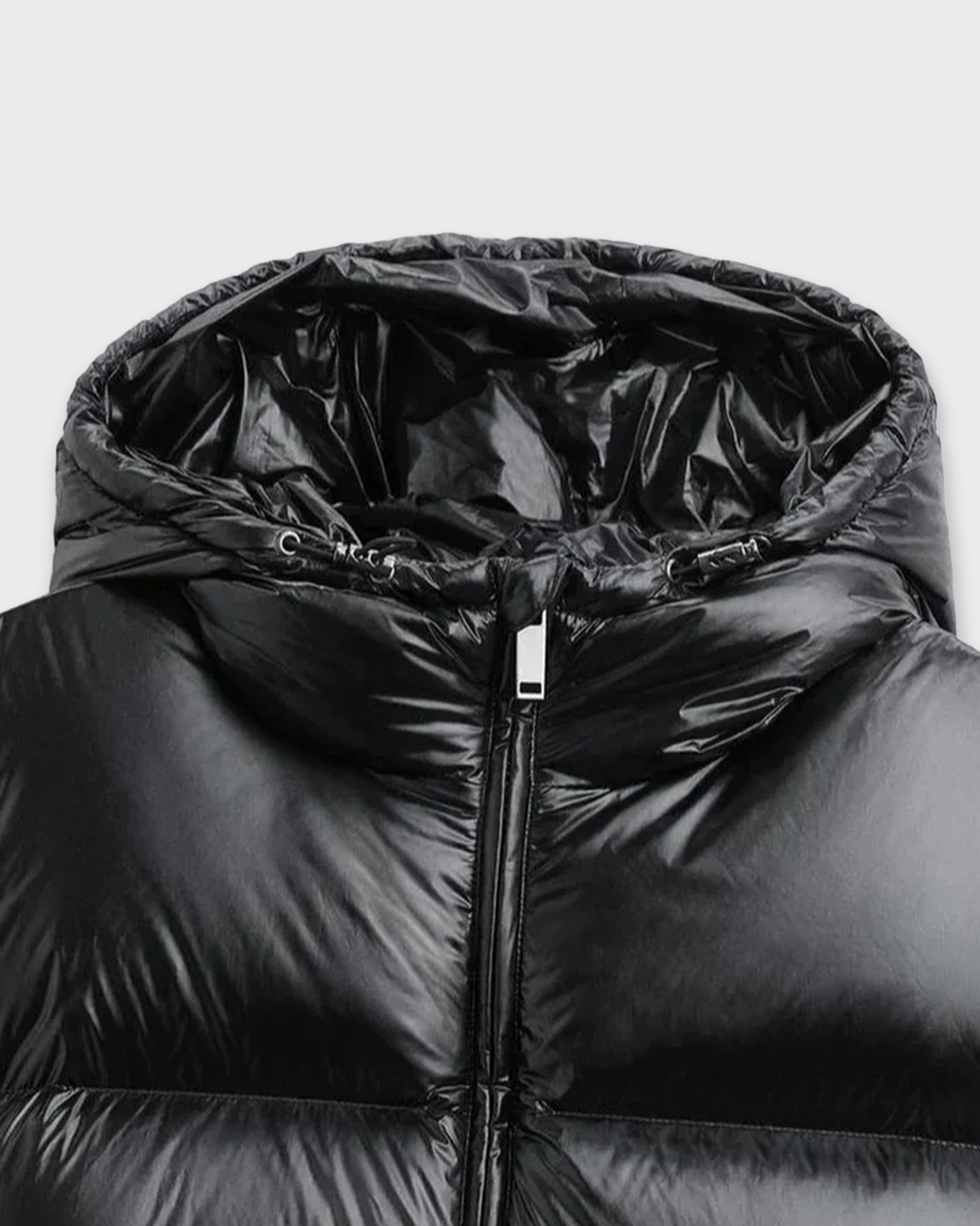 GLOSSY PUFFER JACKET