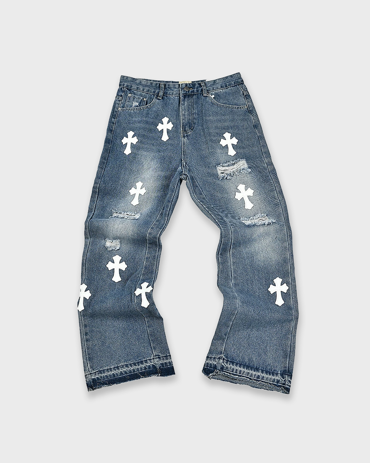 SAINT FLARED DENIM