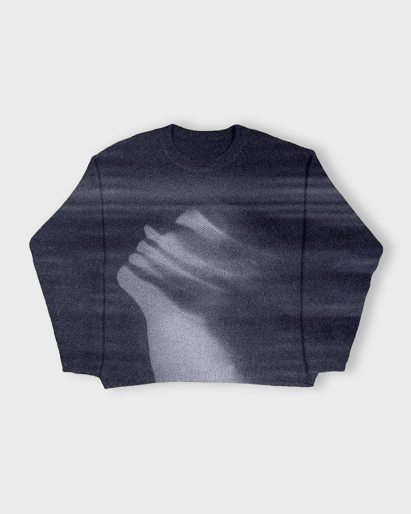 GRAPHY KNITTED SWEATER