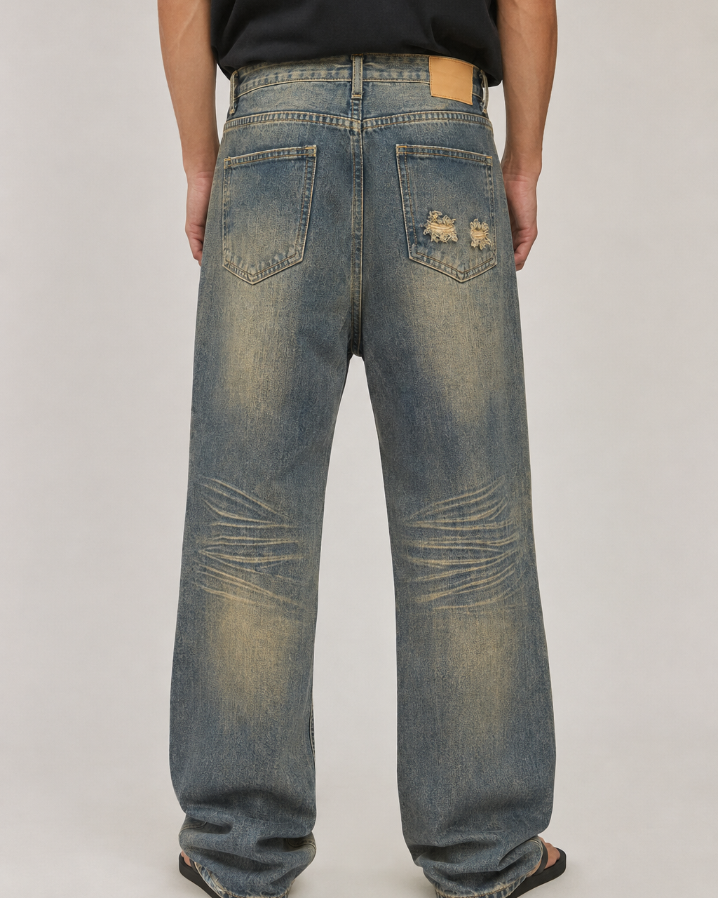 CRIMSON WASHED DENIM