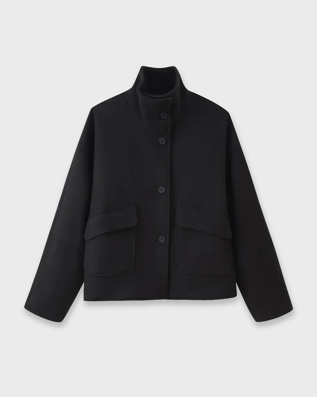 FUNNEL NECK COAT