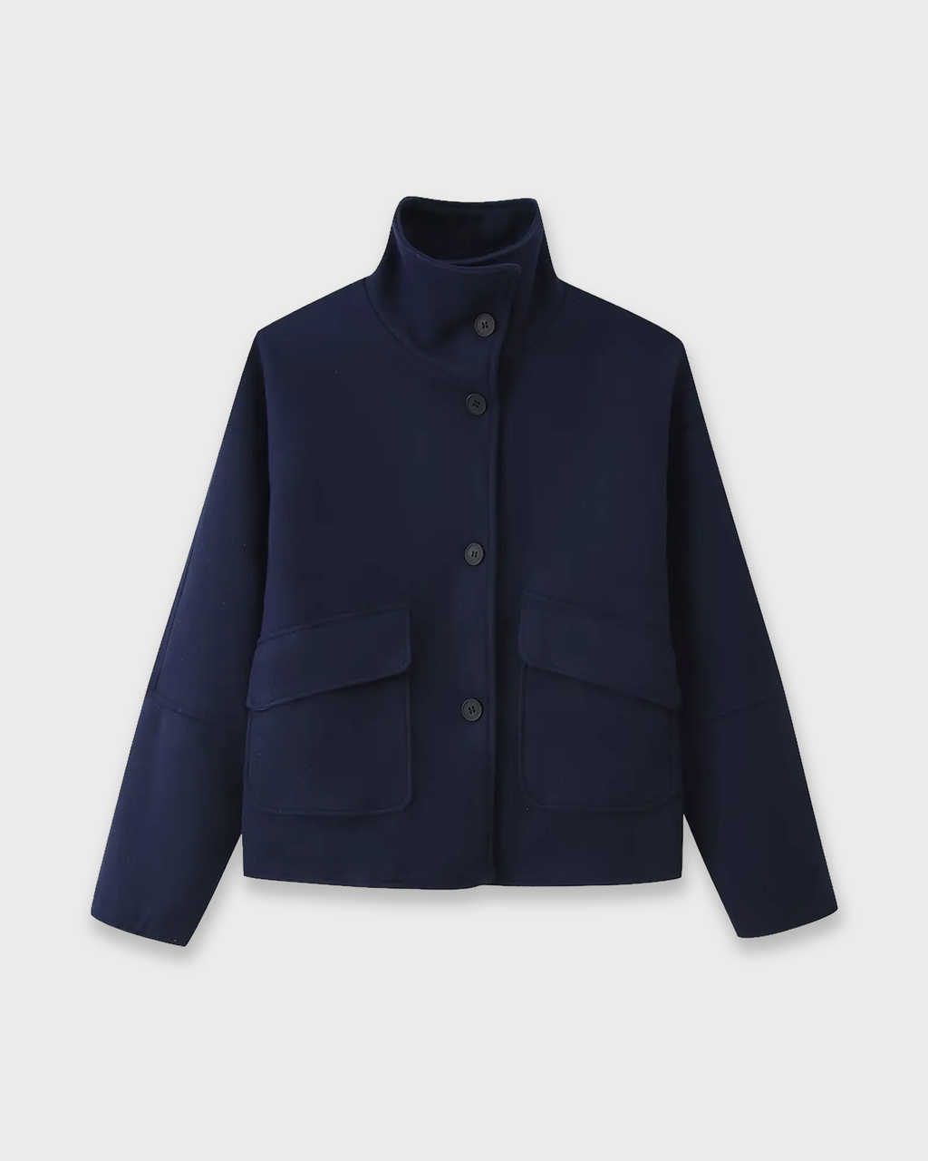 FUNNEL NECK COAT