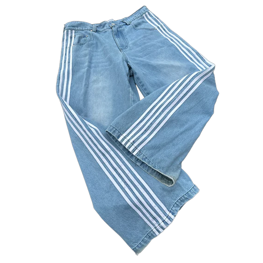 STRIPED JEANS